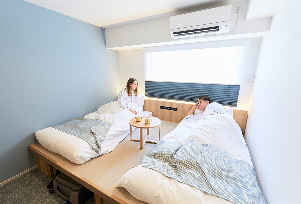 A room to relax after a long day of travel.